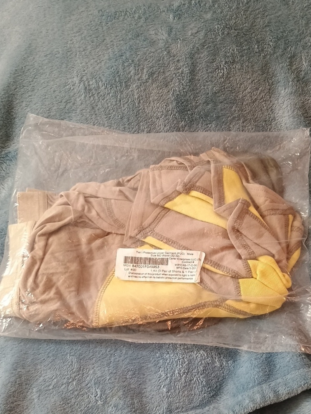 Tier 1 Protective Under Garment (PUG) male Size Medium Waist (32-34)